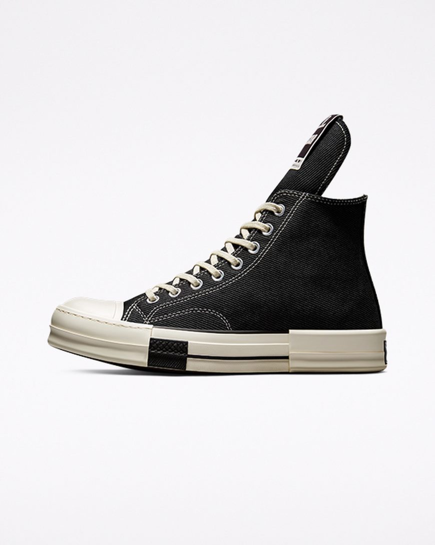 Men's Converse x DRKSHDW DRKSTAR Chuck 70 High Top Shoes Black | AU 15C03V